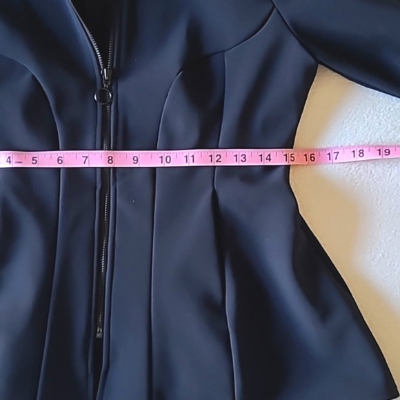 Jonathan Simkhai Hood Jacket. Size Medium Black Flare Sleeves. Zip Up. Like New - Picture 13 of 16